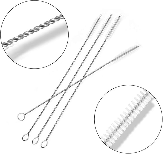 Metal Straw Replacement Compatible With Owala FreeSip Sway 30oz Water Bottle，Reusable Stainless Steel Straws Fit for Owala Water Bottles