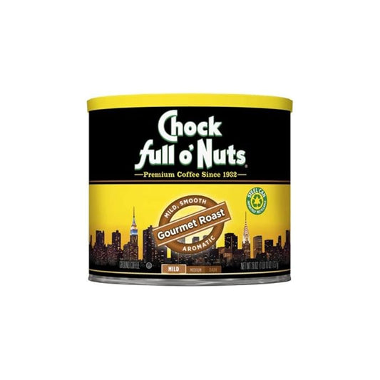 Chock Full o’Nuts Gourmet Roast Ground Coffee, Mild Roast – A Light, Smooth and Aromatic Mild Blend (26 Oz. Can)
