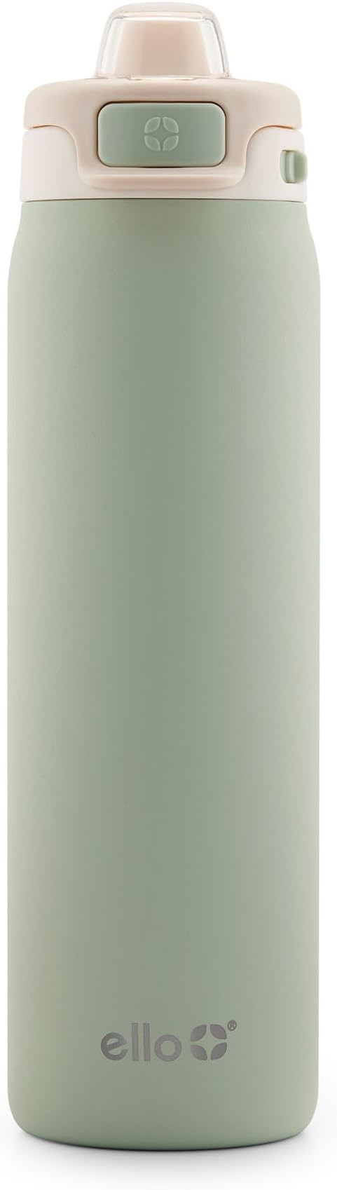 Ello Pop & Fill Insulated Stainless Steel Water Bottle with Quick Fill Lid, Leakproof Locking, Sip or Chug Spout, BPA-Free, Double Wall Vacuum Insulated for Sports, Travel & School- 22oz / 32oz / 40oz