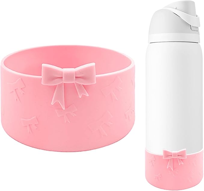 Silicone Bow Boot Water Bottles Accessories for Owala 32 oz WaterBottles