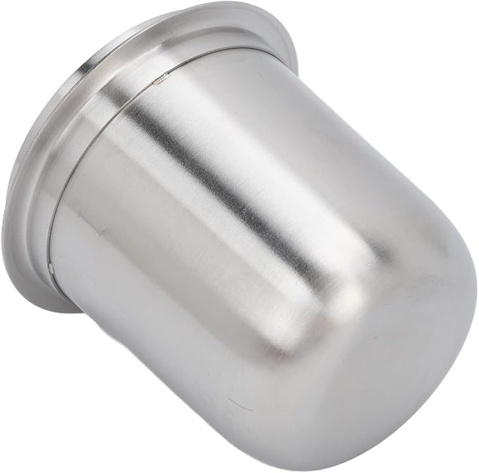 Coffee Dosing Cup, Dosing Cup Stainless Steel Coffee Dosing Cup, Coffee Dosing Cup Compatible All 58Mm Coffee Portafilters Espressos Dosing Cup For Cafes, (Stainless Steel Color)