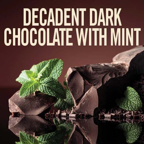 Natural Hot Chocolate Mix Variety Pack - Dairy-Free, Vegan Complete Mixes - Just Add Water - Pack of 2 (Classic Caramel Dark Chocolate & Marvelous Mint Dark Chocolate) 14 oz Each