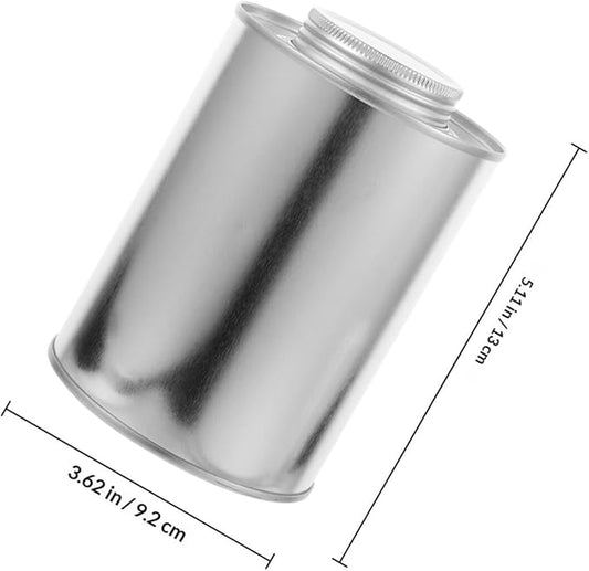 BESPORTBLE Tinplate Coffee Bean Canister with Vacuum Valve, 200-250g Capacity, Small Kitchen Storage Jar for Loose Tea and Spices, Sealed Coffee Container for Countertop Organization