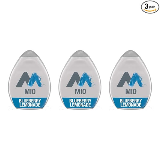 MiO Energy Liquid Water Enhancer,1.62 Fluid Ounce, Blueberry Lemonade (Pack of 3)