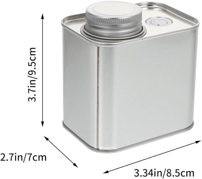 3pcs Airtight Coffee Storage Canisters with Air Valve, Square Tin Containers with Lids for Coffee Beans and Powder, Vacuum Sealed Food Organizer for Kitchen and Pantry
