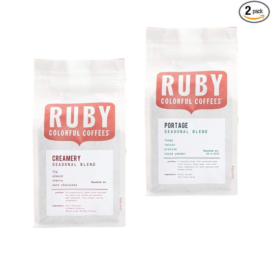 Bean Box Coffee Sampler - Medium Roast, 2-Pack, Whole Bean, Gourmet Coffee