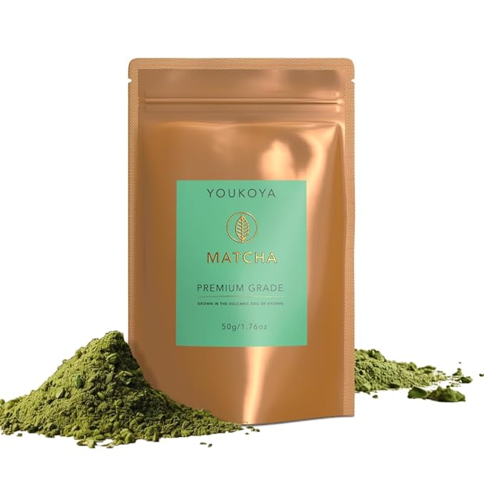 "Matcha Tea Powder, Authentic Japanese Unsweetened Pure Matcha, Premium Grade from Kagoshima Volcanic Soil, Green Tea Powder 1.06oz (30g)"