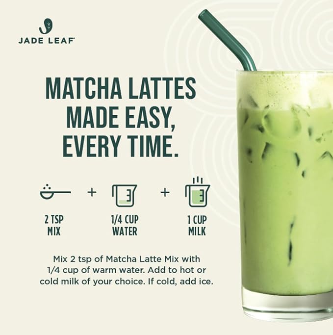 Jade Leaf Matcha Organic Premium Ceremonial Grade Matcha Green Tea Powder - Japanese - Culinary, Ingredient, Ceremonial Barista Teahouse, Latte, Collagen, 0.35 Ounce (Pack of 10), Matcha Latte