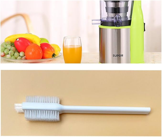 6 Pack Juicer Machines Cleaning Brush 3 Side Bristles Deep Clean Brushes Scrubber for Omega VRT VERT Juicers Extractor Strainer Filter Soy Milk Maker Mixer Blender Toaster Coffee Grinder