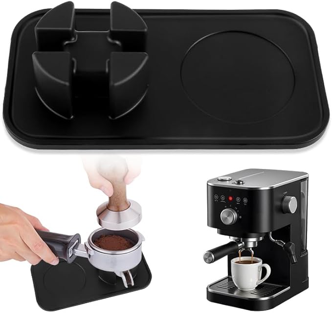 Tamping Mat for Ninja Luxe Café Espresso Machine ES601/ES701, Non-Slip Tamper Holder