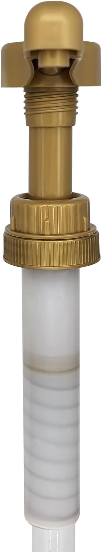 Sauce Pump 64 fl. oz. for Syrup for Torani, Davinci | Fit Ghirardelli 87 to 90 fl oz | Chocolate, Caramel, Vanilla, Variety of Sauces | BPA-Free | by Handit I 1-Piece