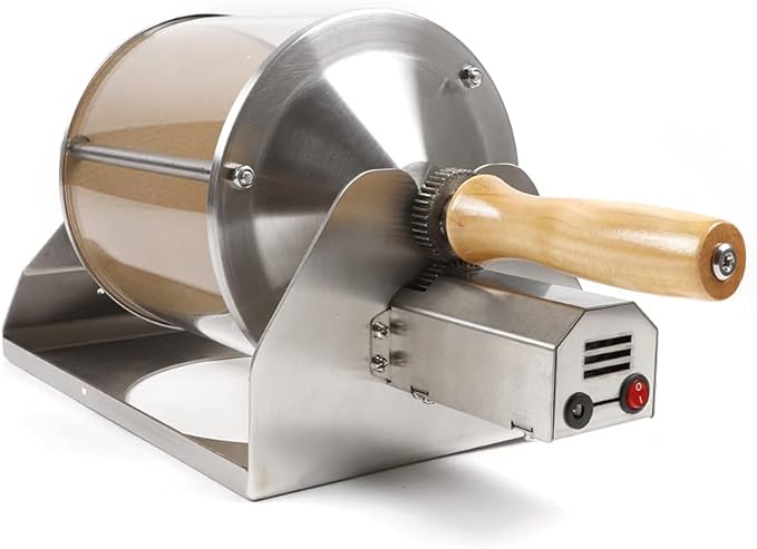 Uphilltool Coffee Bean Roaster, 400g/0.88lbs Coffee Bean Baker Gas Burner Roasting Machine Peanuts Pine Nuts Roaster for Camping RV Outdoor Use