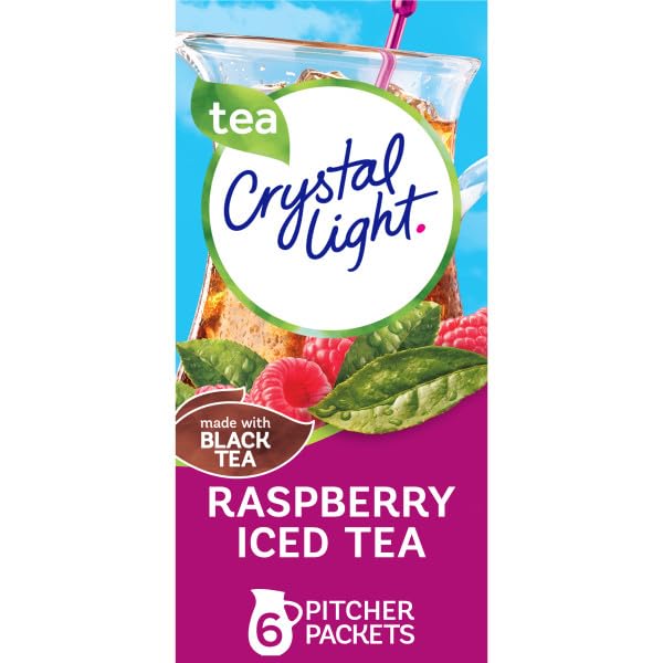 Crystal Light Classic Orange, Cherry Pomegranate, Raspberry Green Tea, Raspberry Iced Tea Variety Pack Drink Mix (Variety Pack)