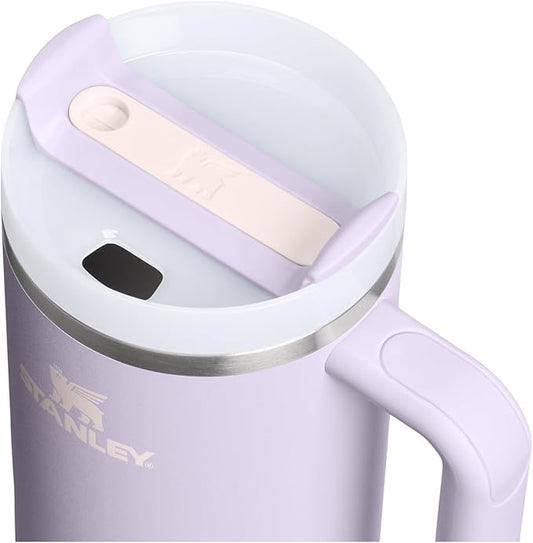 STANLEY Quencher H2.0 Tumbler with Handle and Straw 40 oz | Flowstate 3-Position Lid | Cup Holder Compatible for Travel | Insulated Stainless Steel Cup | BPA-Free | Purple Dust