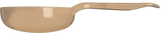 Carlisle FoodService Products Measure Miser Plastic Measuring Spoon with Short Handle, 6 Ounces, Beige