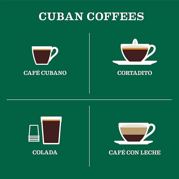 Cafe La Llave Dark Roast Ground Espresso Coffee, 10 oz Can – Authentic Cuban-Style, Rich Bold Strong Flavor – Intensely Aromatic Brew