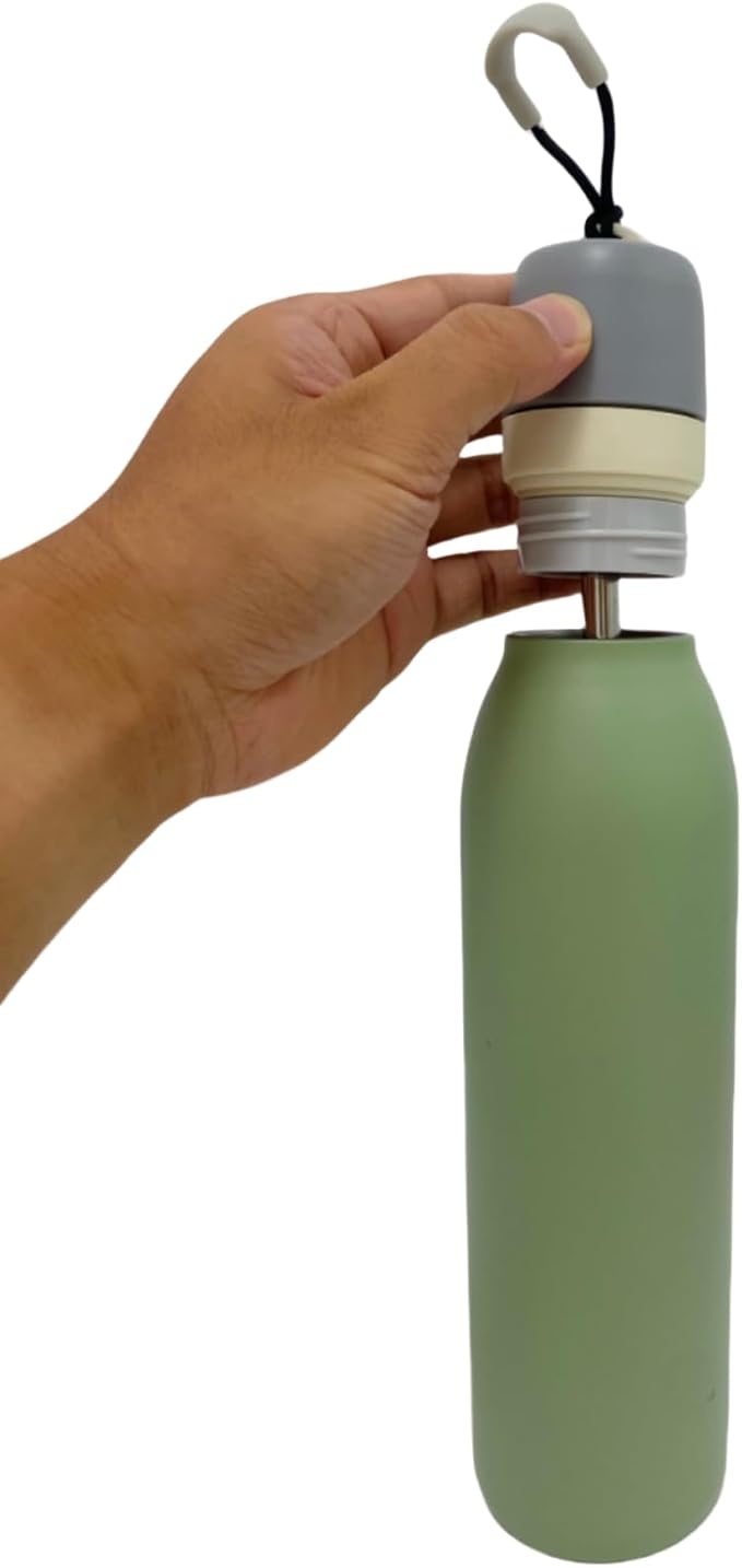 Replacement Lid Compatible with Owala FreeSip Twist Insulated Stainless Steel 18oz 24oz Water Bottle (Grey)