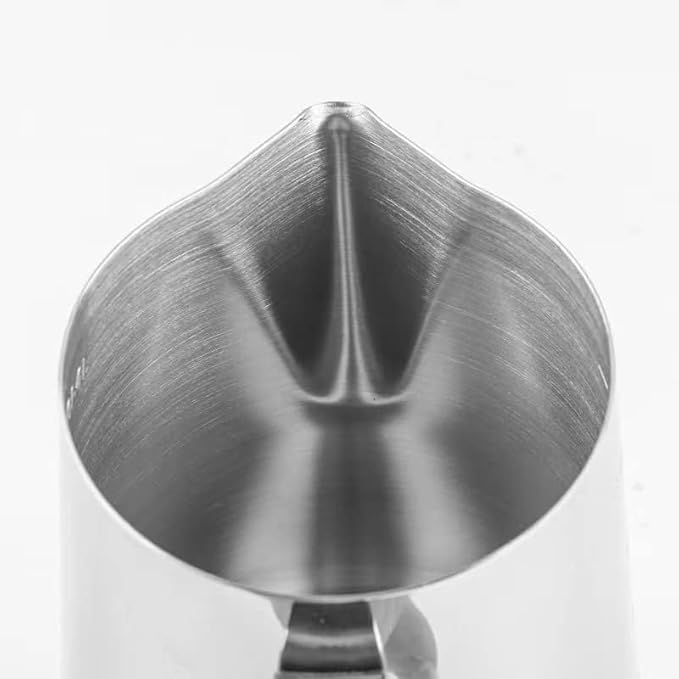 Milk Frothing Pitchers-12oz/350ML Stainless Steel Steaming Pitchers, Scale Coffee/Milk/Cappuccino/Latte Art Barista Steam Pitchers