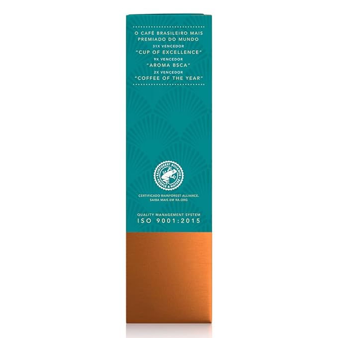 Arara Roasted and Ground Coffee 8.8 oz – Notes of Brown Sugar, Garapa and Coffee Honey – Balance and Natural Sweetness – Café Orfeu