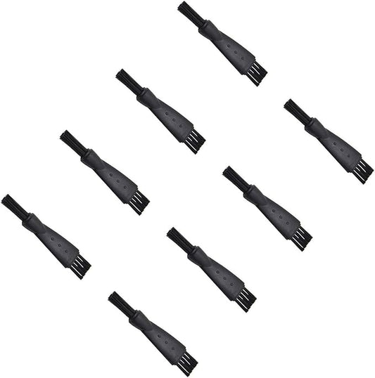 8PCS 60MM Plastic Cleaning Brush Weed Debris Dust Removal Brush Accessory for Spice Herb Grinders Black
