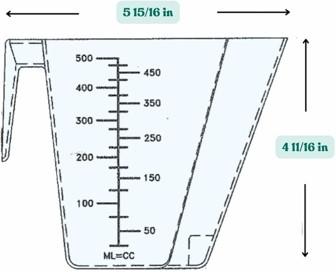 Supplement and Supply 2 Cup (1 Pint | 16 Oz. | 500 mL) Scoop for Coffee, Protein Powder, Pet Food, Spices, Grains and Dry Goods – Plastic Food-Grade, BPA-Free Measuring Cup (Pack of 25)