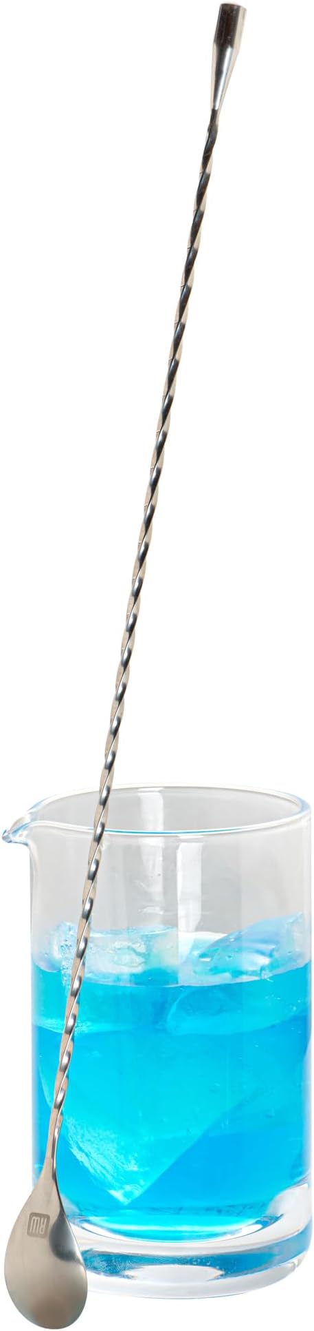 Restaurantware-16 Inch Bar Spoon, 1 Corkscrew Handle Cocktail Stirrer Spoon - Long, Commercial, Stainless Steel Cocktail Mixing Spoon, For Stirring And Mixing Cocktails For Professionals