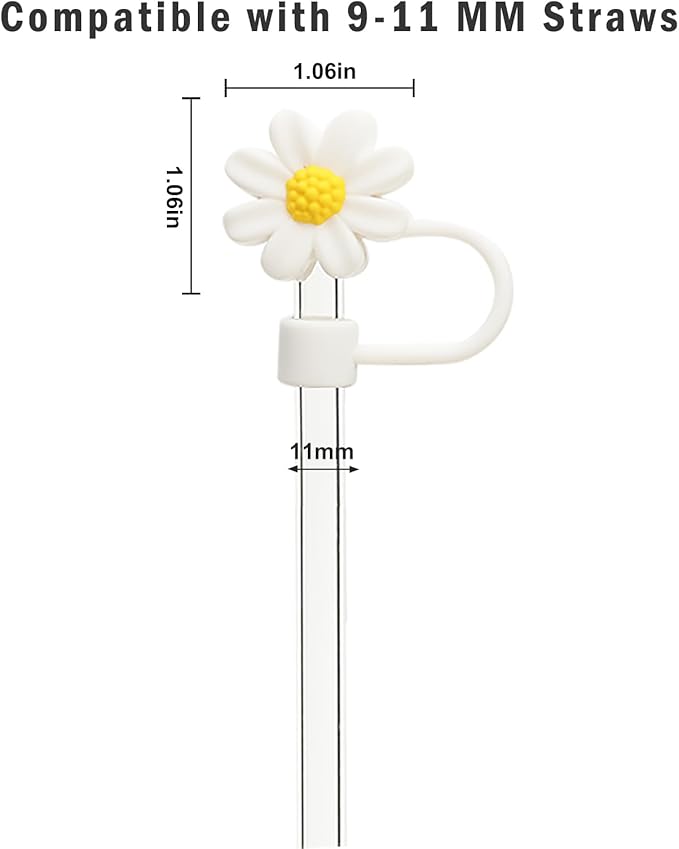 Straw Cover Compatible With Owala 40oz,Straw Covers Cap Compatible With Owala Cup 40 oz, Dust-Proof Reusable Tumbler Straw Cover,Silicone Straw Topper Accessories(6PCS)