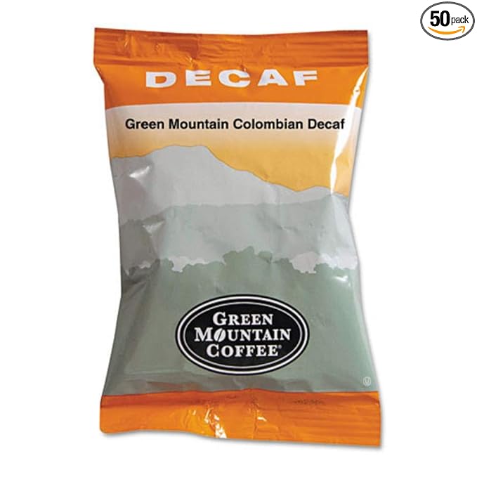 Green Mountain Coffee Roasters Colombian Decaf, Fraction Packs, 50 Count