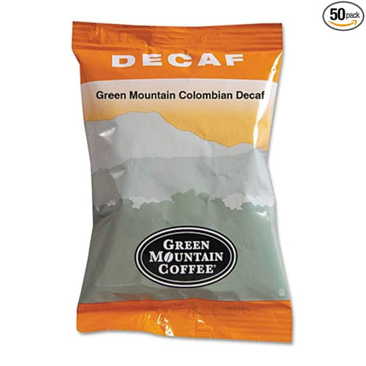 Green Mountain Coffee Roasters Colombian Decaf, Fraction Packs, 50 Count