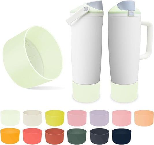 Silicone Boot for Owala 30oz & 40oz FreeSip Sway Bottles & Tumblers - Non-Slip, Scratch-Resistant, Stability Enhancer, Available in 12 Colors (Ice Breeze)