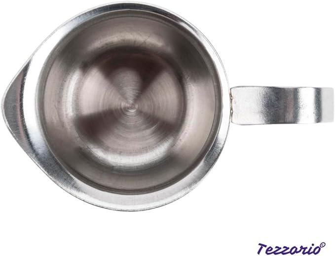 Betolla 3 oz Stainless Steel Bell Creamer – Bell-Shaped Mini Pitchers for Serving Cream, Milk, Syrups & More