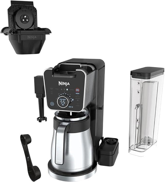 Ninja (Refurbished CFP305 DualBrew Pro Specialty 12-Cup Drip Coffee Maker Thermal Carafe (Renewed)