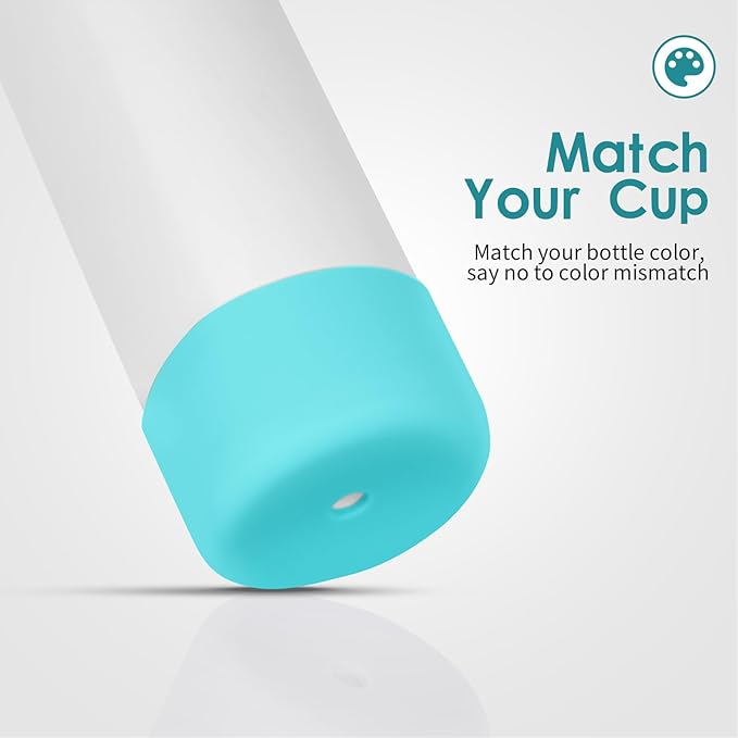 2PCS Silicone Water Bottle Boot, Compatible with Owala 24oz 32oz 40oz, Protective Anti-Scratch & Anti-Dent No Noise Sleeve Cover for FreeSip/Twist/Flip Water Bottles (Summer Sweetness, 32oz)
