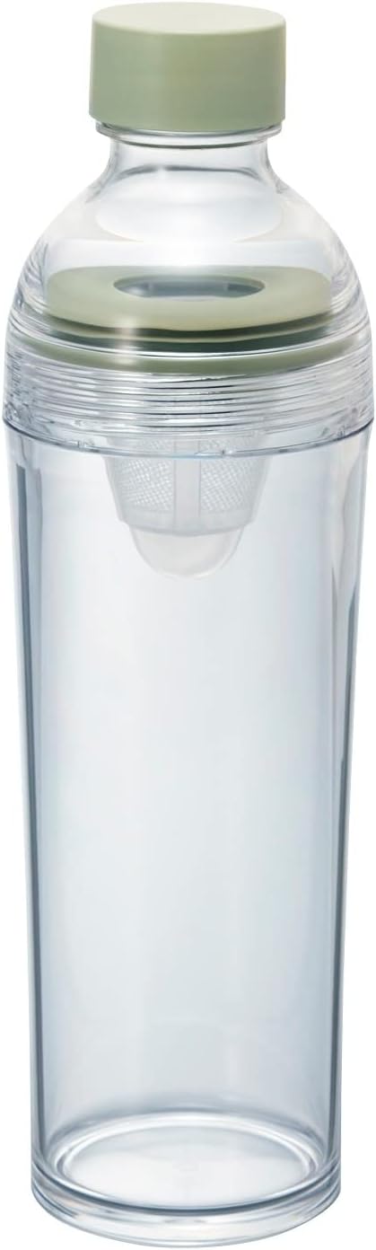 Hario Cold Brew Tea Portable Bottle, 400ml, Smoky Green
