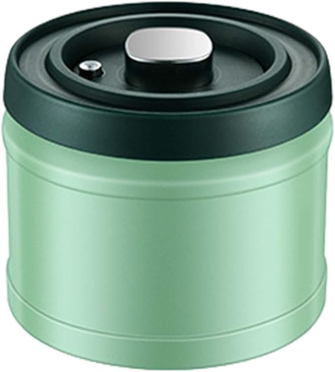 Vacuum Coffee Canister Kitchen Canister Sturdy Practical Versatile Airtight Container Grounds Bean Storage Jar for Flour Cafe, 1100 ml