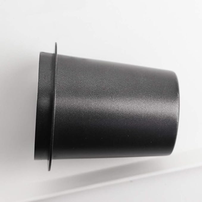 Coffee Dosing Cup, Universal 58mm Stainless Steel Espresso C-offee Dosing Cup Coffee Powder Feeder Part Coffe-e Grinder Powder Cup Espresso Coffe-e Machine Accessories(COLOR:balck)