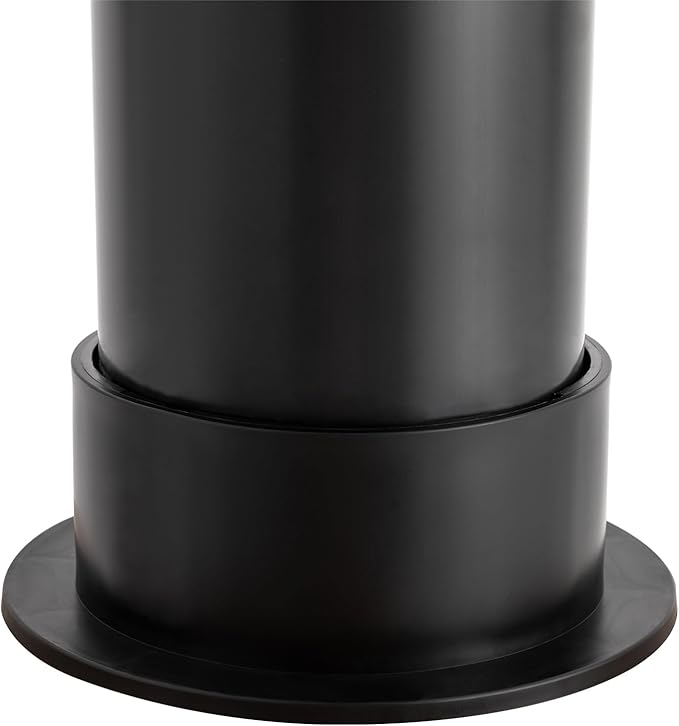 Professional Coffee Knock Box – Large Capacity, Durable Heat-Resistant Espresso Grounds Bin with Quiet Knock Bar, Detachable Lid & Stable Base for Home, Café, Barista