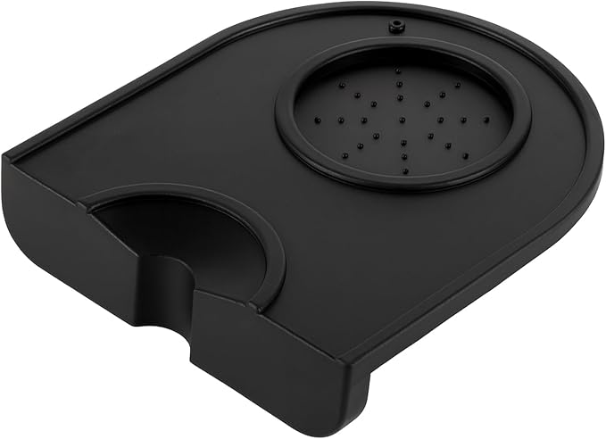 Espresso Tamping Mat, Food Grade Silicone Coffee Tamper Mat 5.5 x 4.9 Inch, Heat Resistant Waterproof Tamping Station For Espresso Machine Accessories, Barista Tools And Countertop Protection