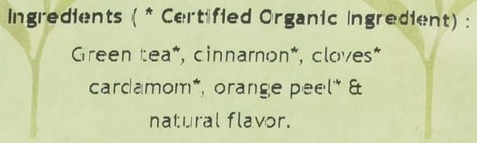 Davidson's Tea Bulk, Green Chai with Orange Peel, 16 Ounce