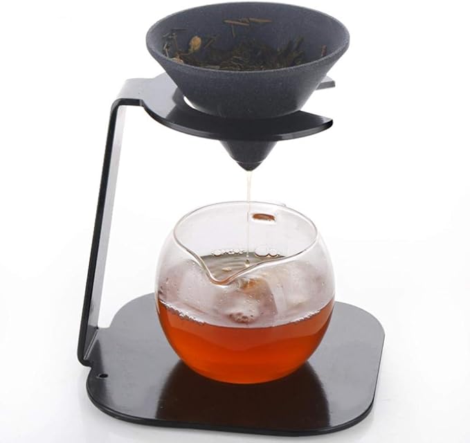 Fdit Cone Shape Coffee Filter Alumina Ore Coffee Dripper Filters for 1-4 Cup Ceramic Pour Over Coffee Dripper Non-Porous for Home & Office Coffee Enthusiast and Baristas