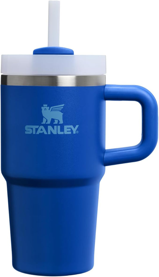 STANLEY Quencher H2.0 Tumbler with Handle and Straw 20 oz | Flowstate 3-Position Lid | Cup Holder Compatible for Travel | Insulated Stainless Steel Cup | BPA-Free | Cobalt