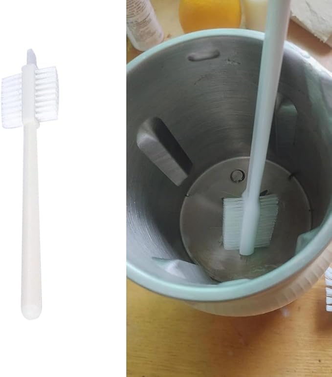 6 Pack Juicer Machines Cleaning Brush 3 Side Bristles Deep Clean Brushes Scrubber for Omega VRT VERT Juicers Extractor Strainer Filter Soy Milk Maker Mixer Blender Toaster Coffee Grinder