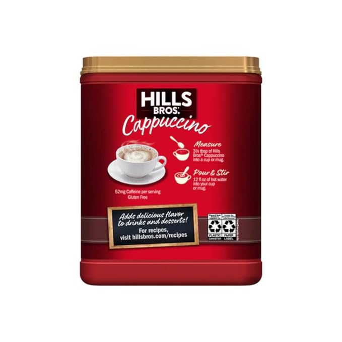 Hills Bros. Cappucinno, Double Mocha (16 Ounce (Pack of 6))