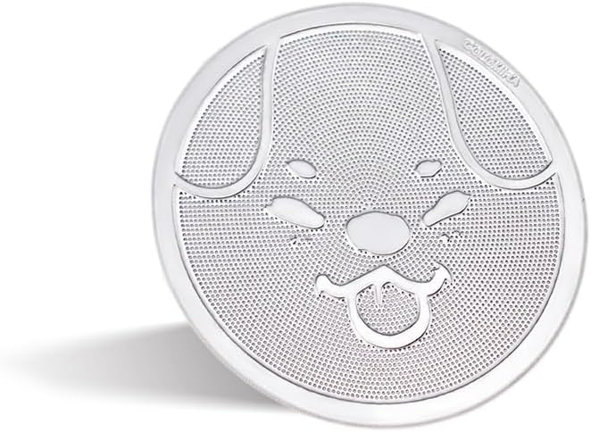 51mm Espresso Puck Screen, 0.4mm Ultra Thin Espresso Puck, Metal Reusable Coffee Filter for 51mm Espresso Portafilter Basket - 316 Stainless Steel(Doggie)