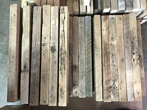 Urban Legacy Accent Shelves | Reclaimed Barn Plank | Set of 2 with Full Brackets (Natural 48"x 7"x 2")
