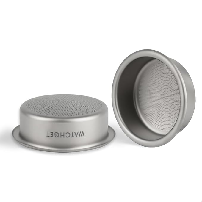 watchget 58mm Espresso Filter Basket, 18-20g Titanium Fliter Basket High-Speed and Precision Extraction Portafilter Basket Filter Fits Most 58mm Protafilter