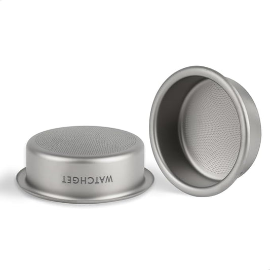 watchget 58mm Espresso Filter Basket, 18-20g Titanium Fliter Basket High-Speed and Precision Extraction Portafilter Basket Filter Fits Most 58mm Protafilter