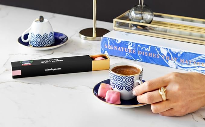 Selamlique Istanbul Turkish Coffee (4.40oz) Ultra Fine Ground (Rose)