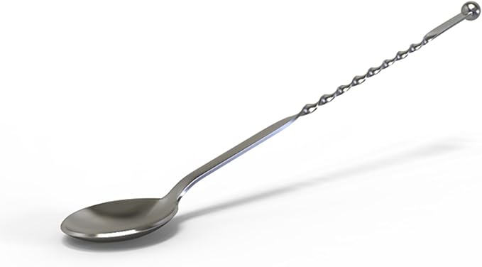 Rattleware Stainless Steel Swirl Stem Bar Twist Stirrer/Spoon - 11.5" (Pack of 12) - Commercial Grade, Ideal Gift for Drink & Coffee Enthusiasts, Ideal for Home & Professional Use