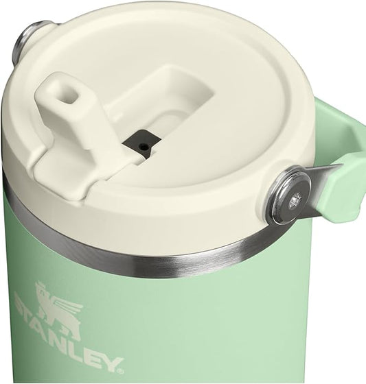 STANLEY IceFlow 2.0 Flip Straw Tumbler with Handle 30 oz | Twist On Lid and Flip Up Straw | Leak Resistant Water Bottle | Insulated Stainless Steel | BPA-Free | Pistachio